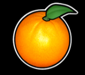 Символ игрового автомата Fruit Express Апельсин