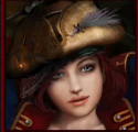 Символ игрового автомата Red Lady Девушка