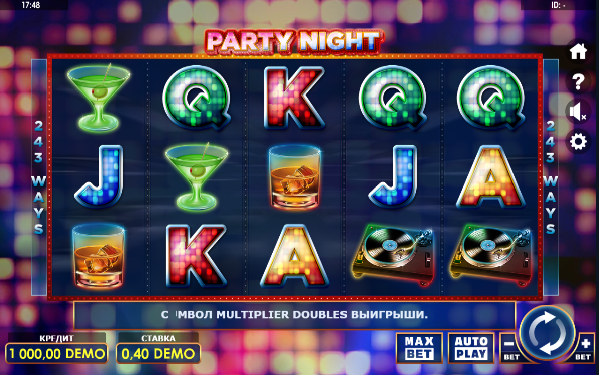 Изображение игрового автомата Party Night