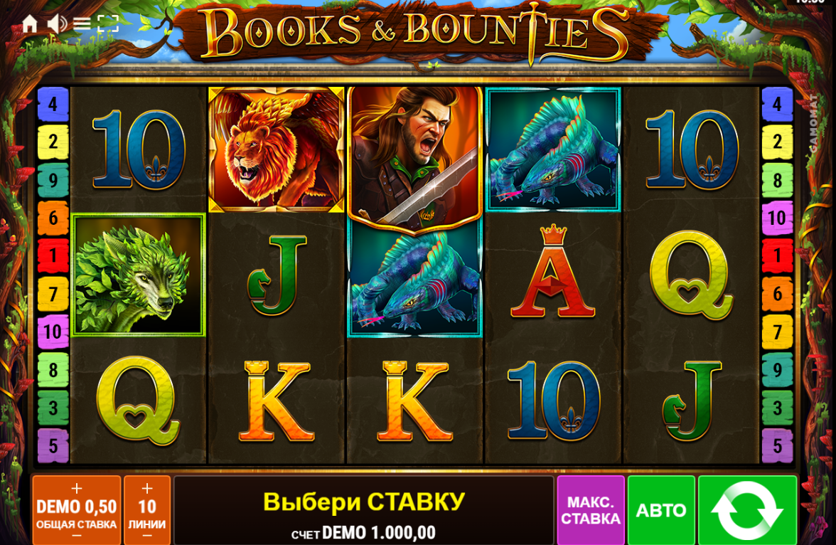 Изображение игрового автомата Books Bounties