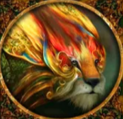 Символ игрового автомата Mythical Treasure Лев