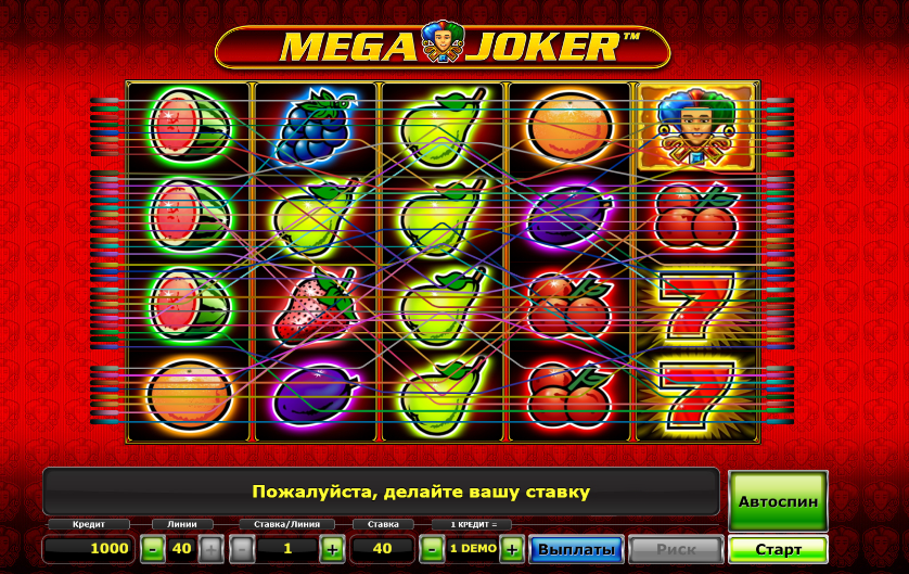 Изображение автомата Mega Joker 