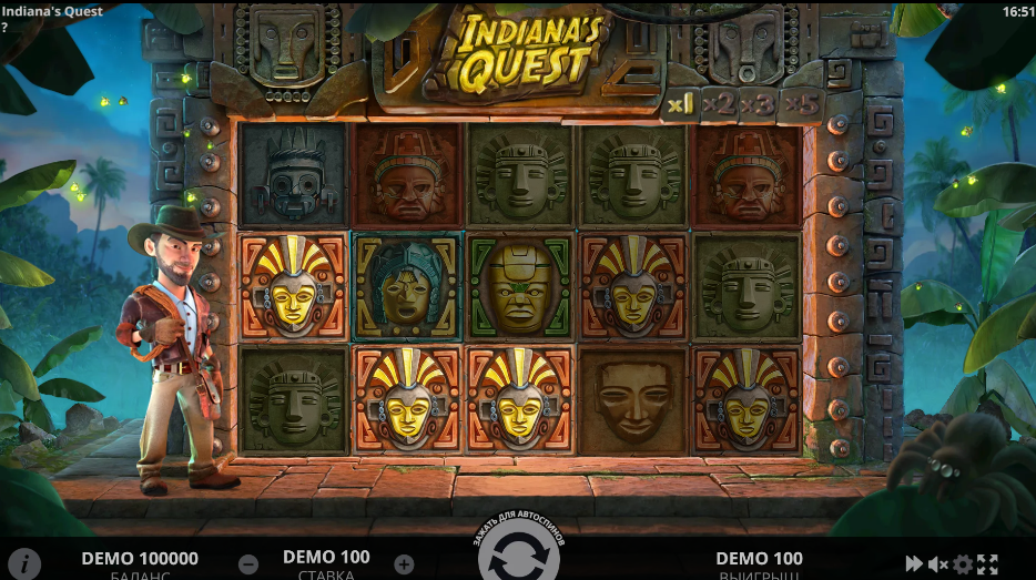 Изображение игрового автомата Indiana's Quest