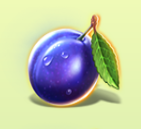 Символ игрового автомата Lady Fruits 100 Easter Слива