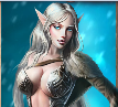 Символ игрового автомата Elven Princesses Воительница в белом